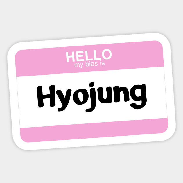 My Bias is Hyojung Sticker by Silvercrystal